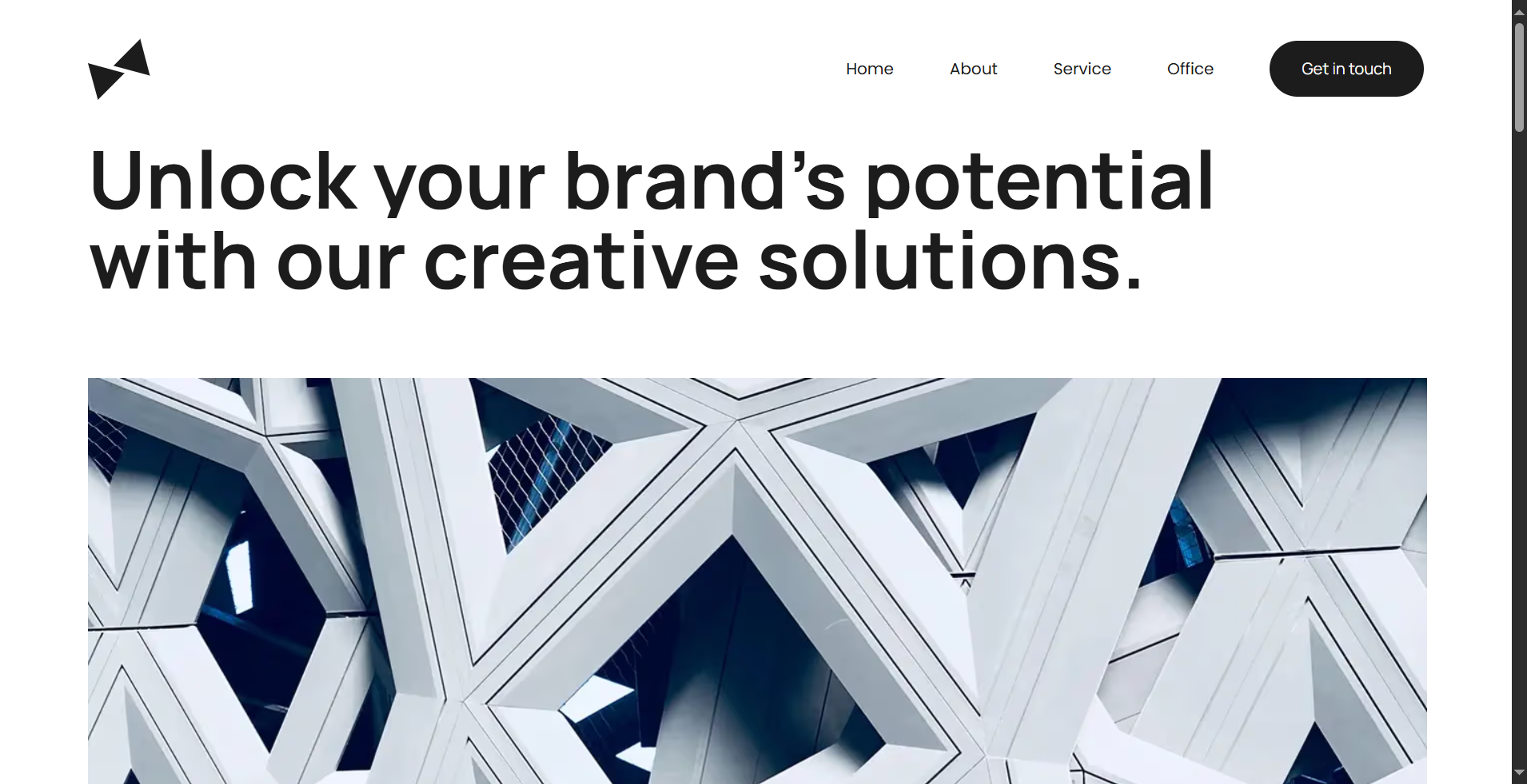 Startup pitch deck website screenshot